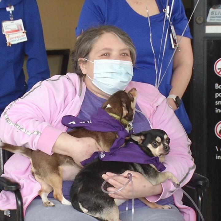 Brianna Heitzman, COVID-19 survivor, discharged from Baptist Health Louisville